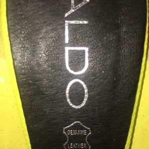 Lime Green Aldo Revamped pumps